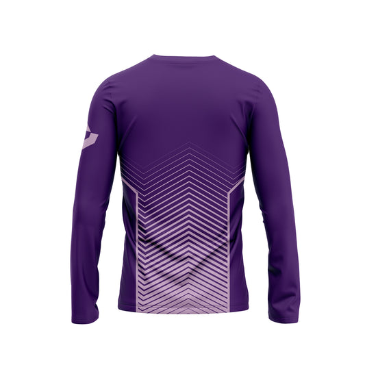 DeMarini Sublimated Purple Long Sleeve