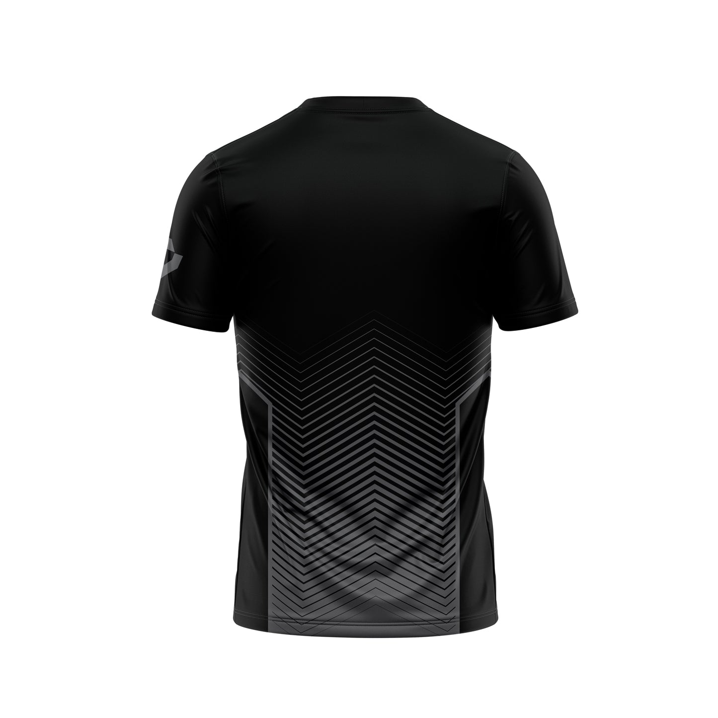 DeMarini Sublimated Black/Gray Short Sleeve