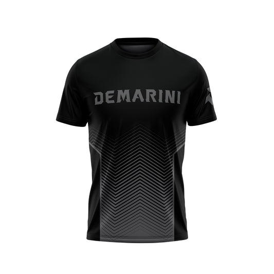 DeMarini Sublimated Black/Gray Short Sleeve