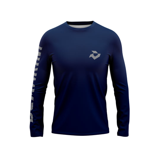 DeMarini Long Sleeve Sublimated Shirt - Navy Blue