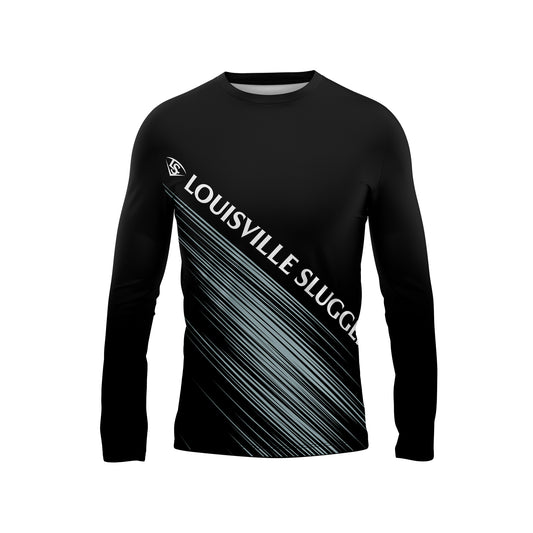 Louisville Slugger Sublimated Black Long Sleeve