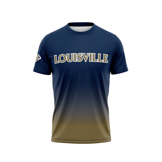 Louisville Slugger Sublimated Short Sleeve - White/Navy/Gold