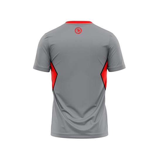 Red Athlete Coach's Shirt - Gray/Red