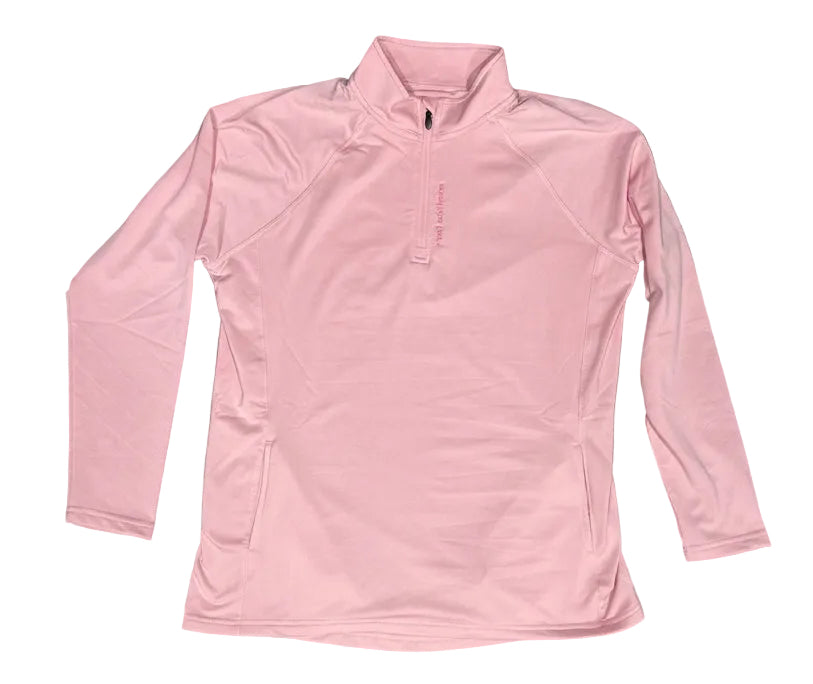 Red Athlete Women’s Soft Flex Quarter Zip-Pink