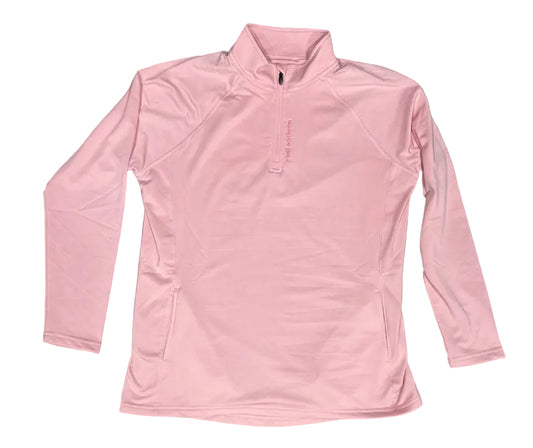 Red Athlete Women’s Soft Flex Quarter Zip-Pink
