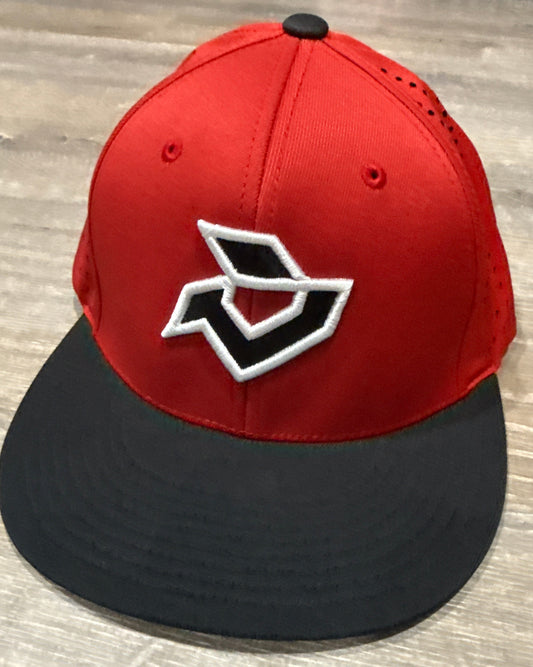 Demarini Red/Black Performance Flexfit Hat