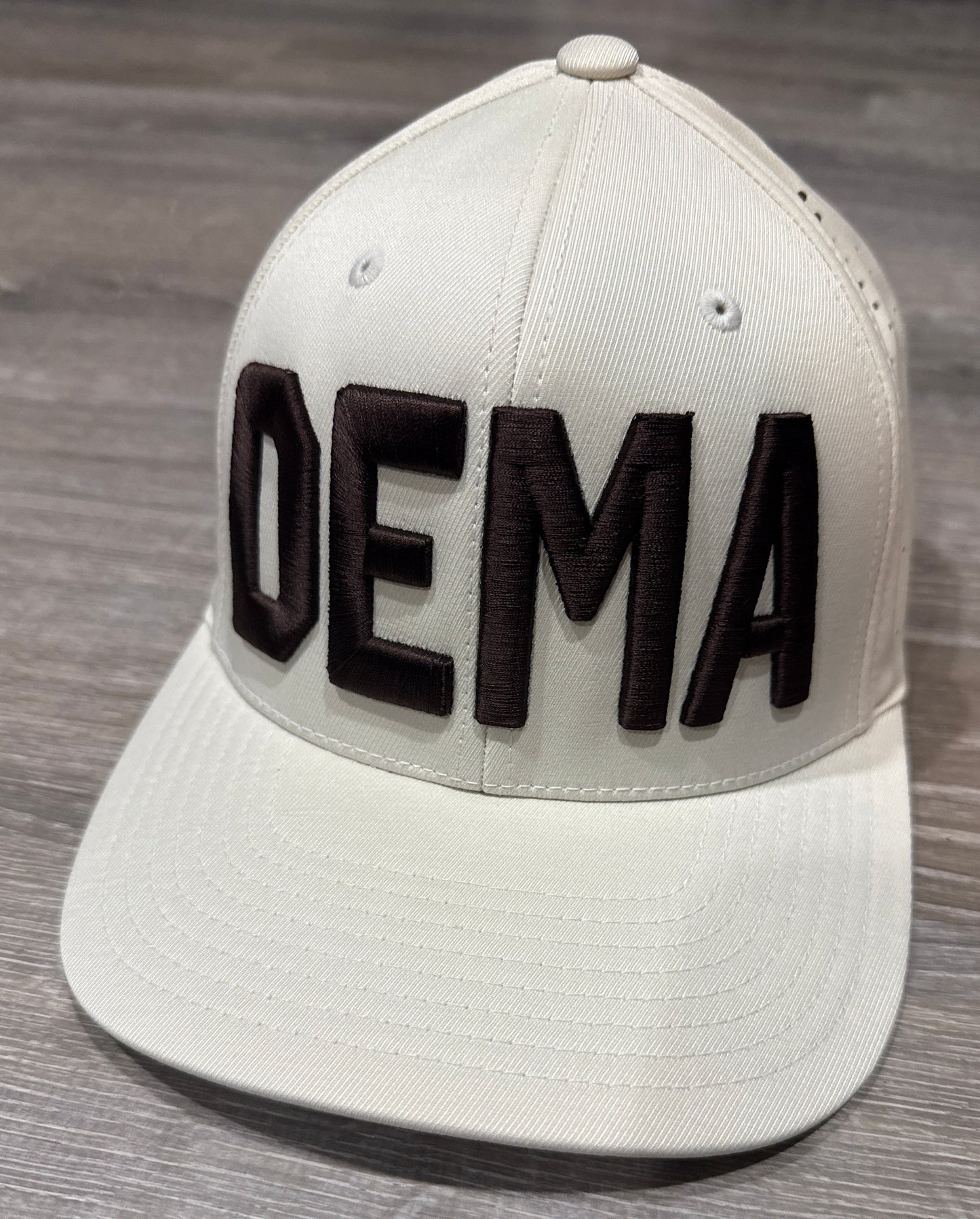 DeMarini Cream Snapback Trucker Cap - Brown