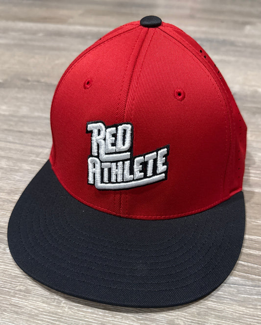 Red Athlete Red/Black Performance Flexfit