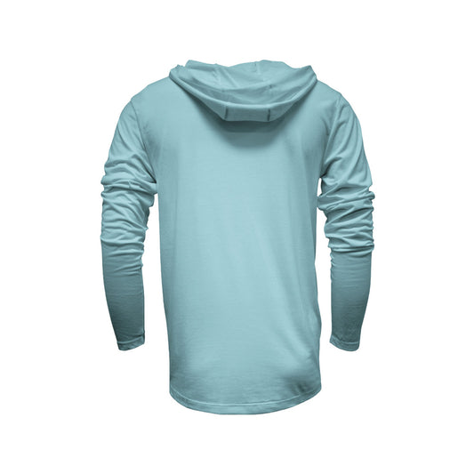 Louisville Slugger T Shirt Hoodie - Light Blue