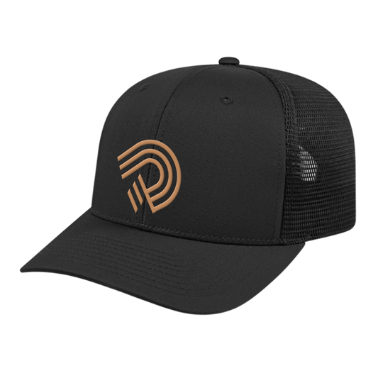 DeMarini Black Snapback Trucker Cap