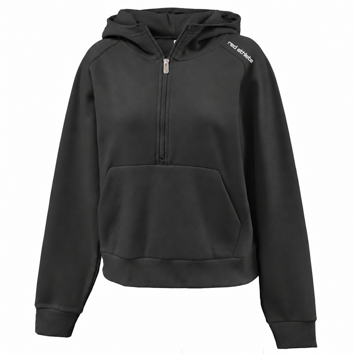 Red Athlete Women’s Half-Zip Hoodie