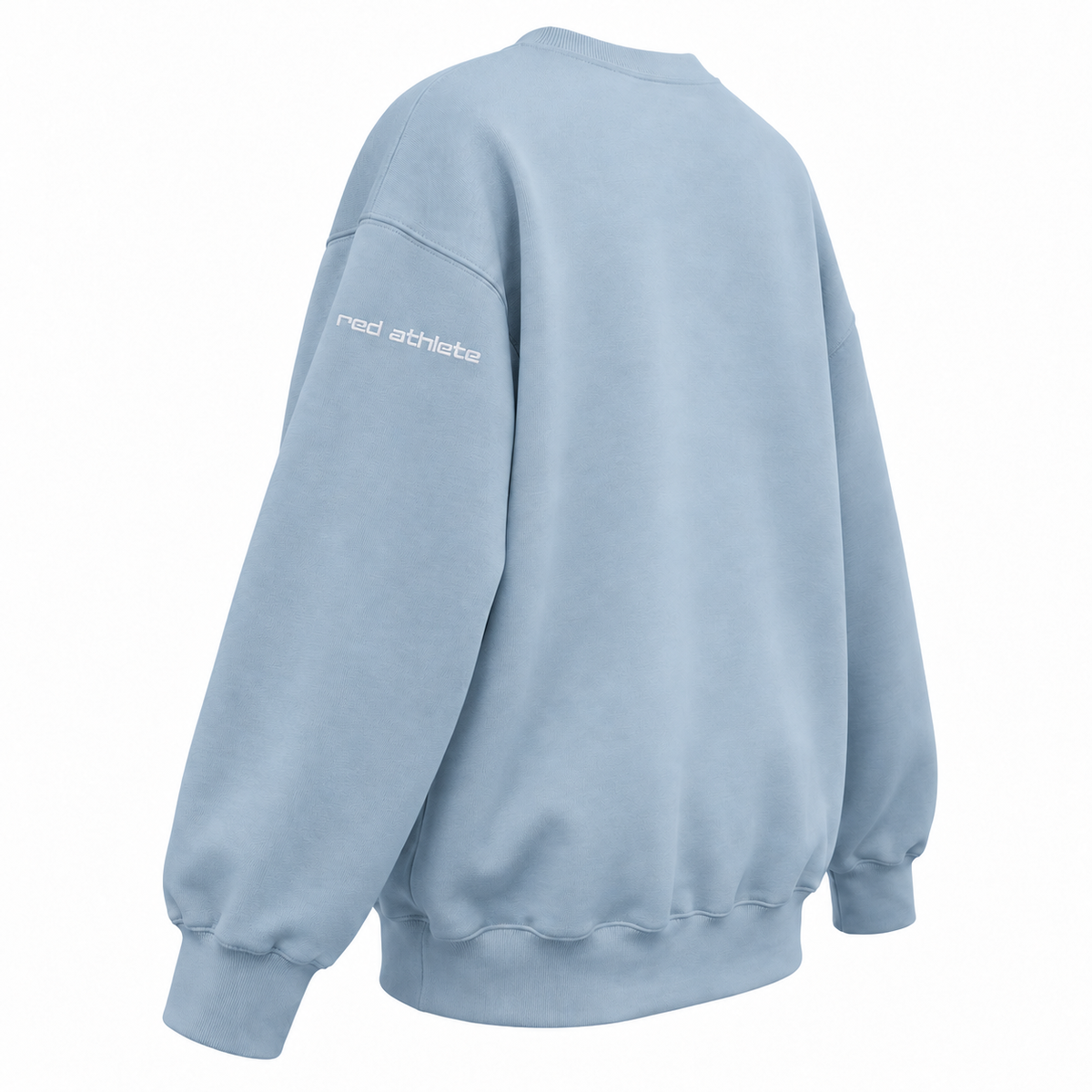 Red Athlete Womens Oversize Crew