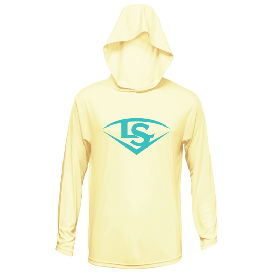 Louisville Slugger T Shirt Hoodie - Canary Yellow