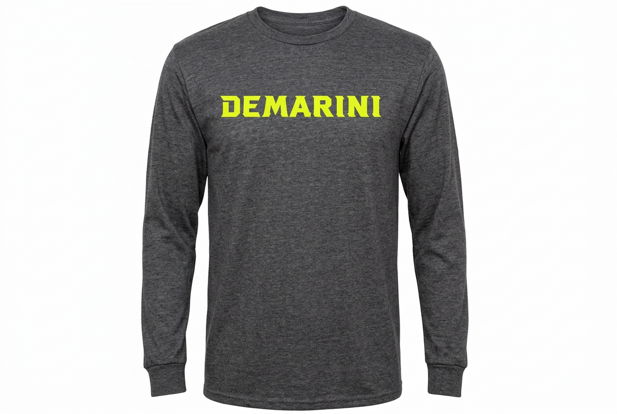 DeMarini Heather Charcoal Soft Flex Long Sleeve TShirt