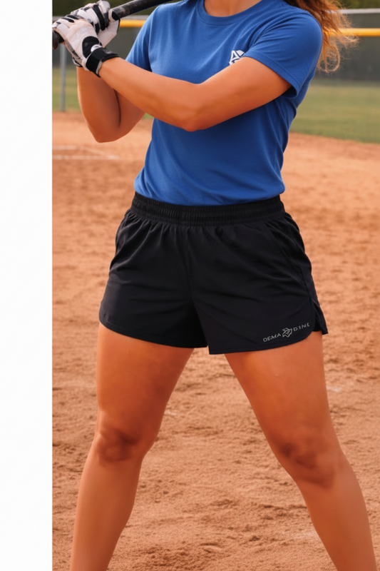 DeMarini Ladies Short w/ pockets-Black