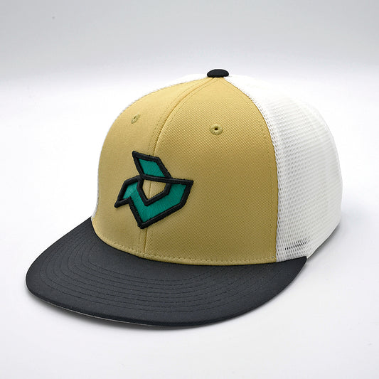 Demarini Flexfit Trucker - Vegas Gold / Black / White