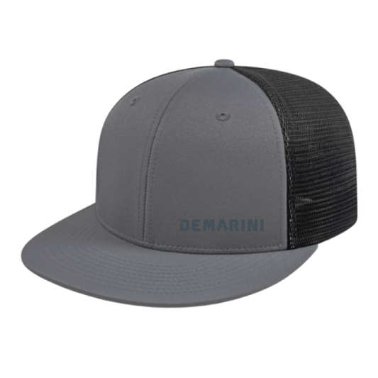 Demarini Graphite/Black Performance Flexfit Trucker - Sunday Swagger