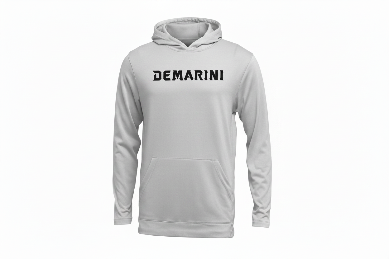 DeMarini T Shirt Hoodie -  Silver