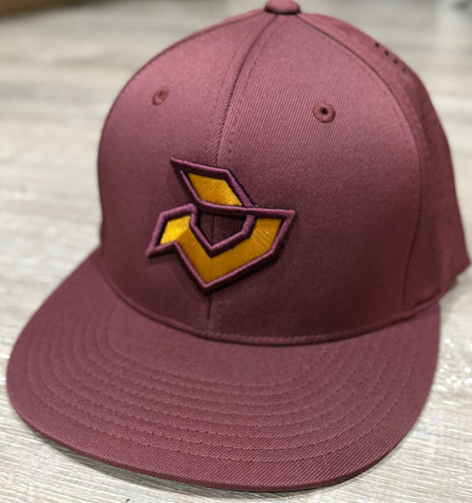 Demarini Maroon Performance Flexfit Hat