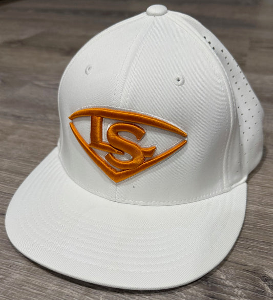 Louisville Slugger Performance Flexfit - White/TN Orange