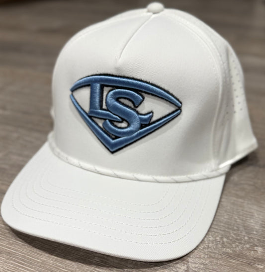 Louisville Slugger Performance Rope Snapback - White/Columbia