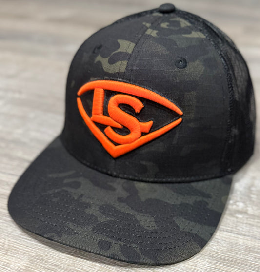 Louisville Slugger Multicam Snapback - Neon Orange