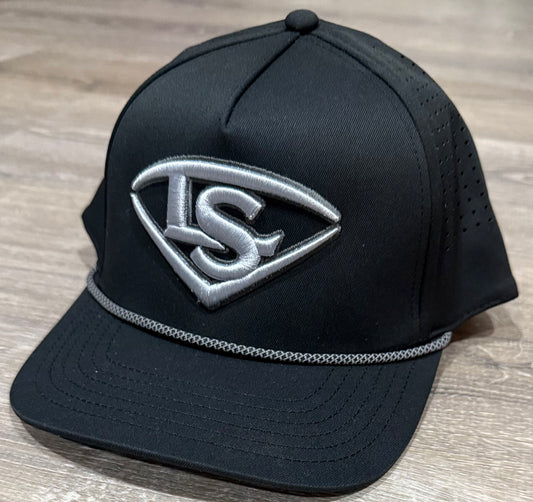 Louisville Slugger Performance Rope Snapback - Black / Silver