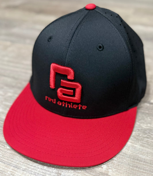 Red Athlete Black/Red Performance Flexfit