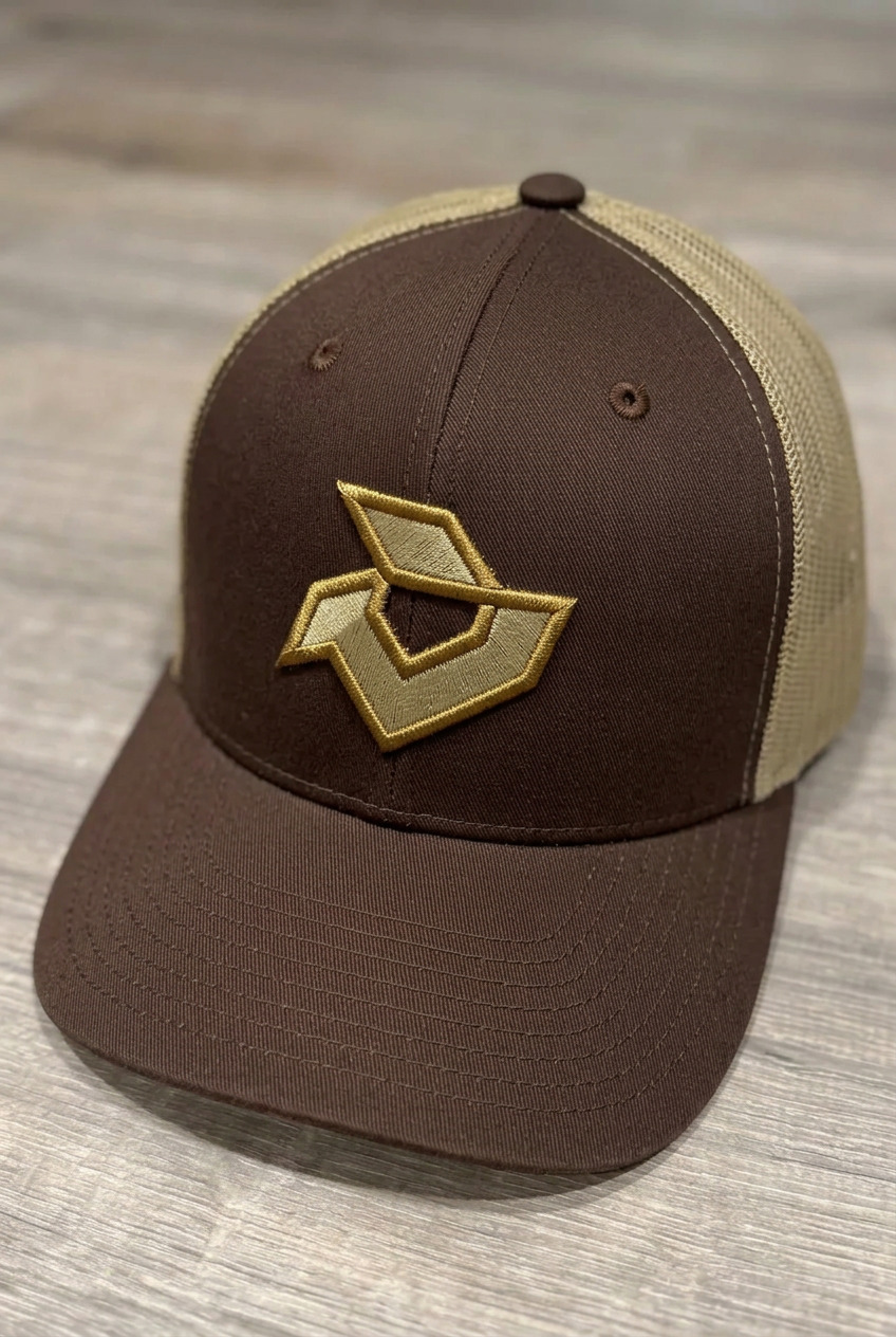 DeMarini Brown/Khaki Trucker Cap