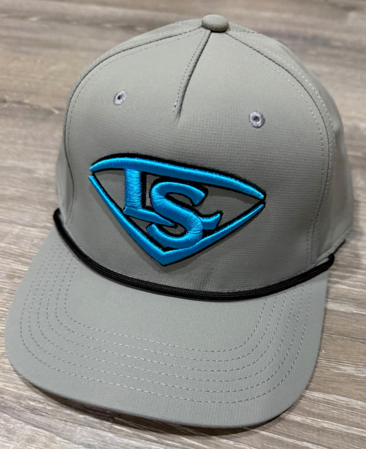 Louisville Slugger Performance Rope Snapback - Grey