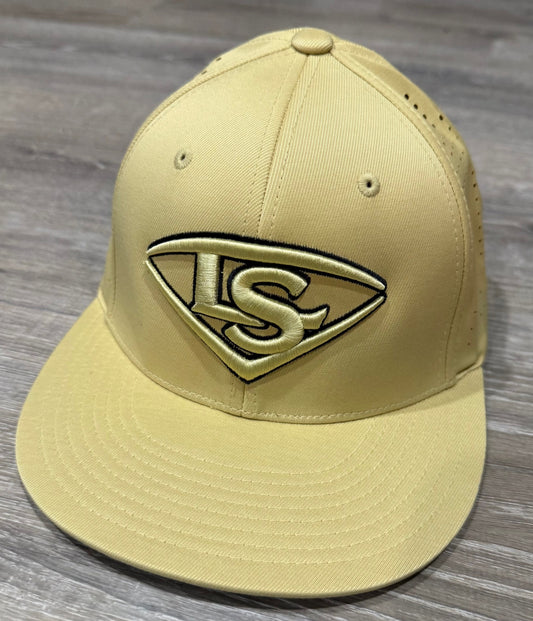 Louisville Slugger Vegas Gold Performance Flexfit - Vegas Gold/Black Torch Logo