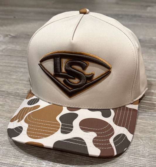 Louisville Slugger Snapback - Stone with Canyon Camo