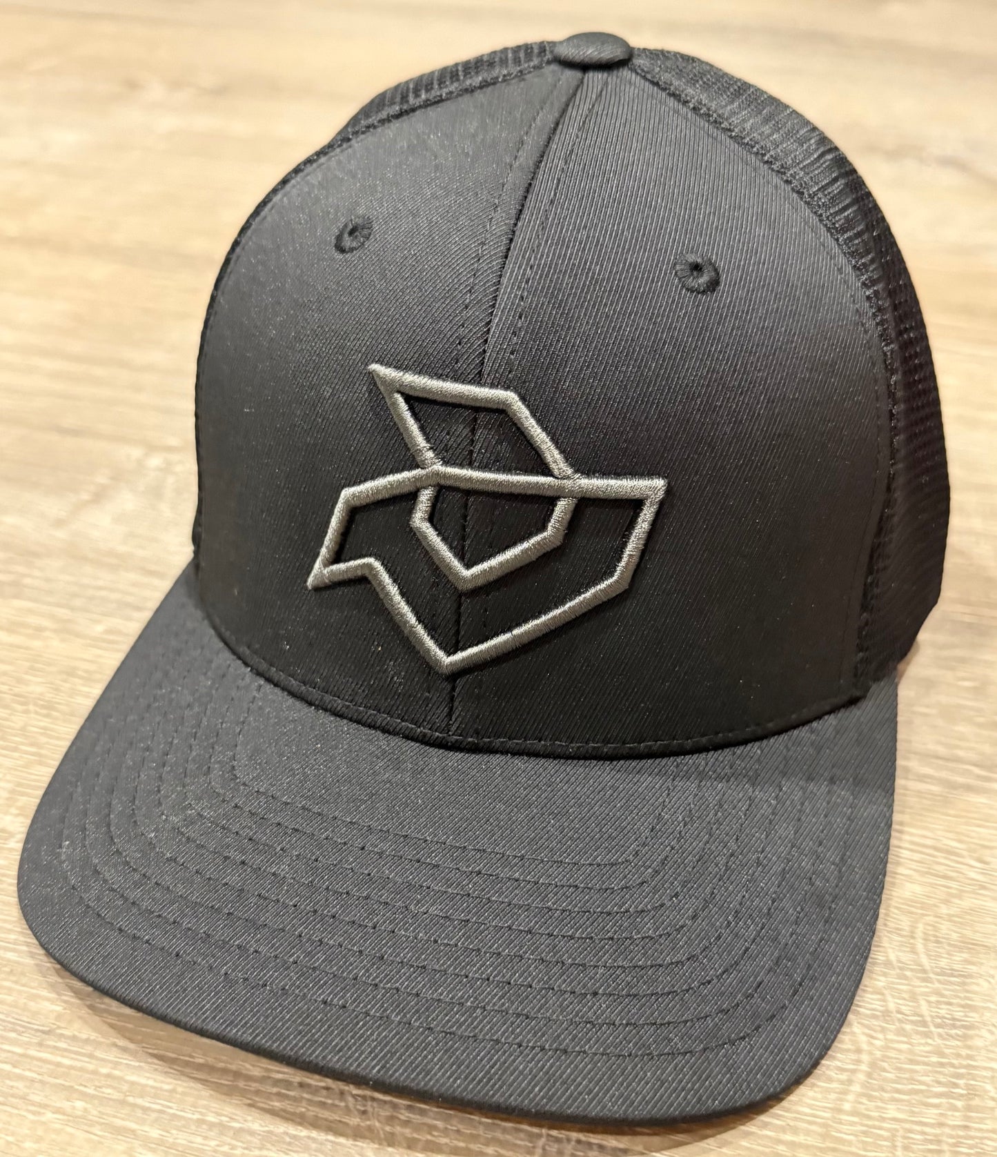 DeMarini Black Snapback Trucker-Black/White