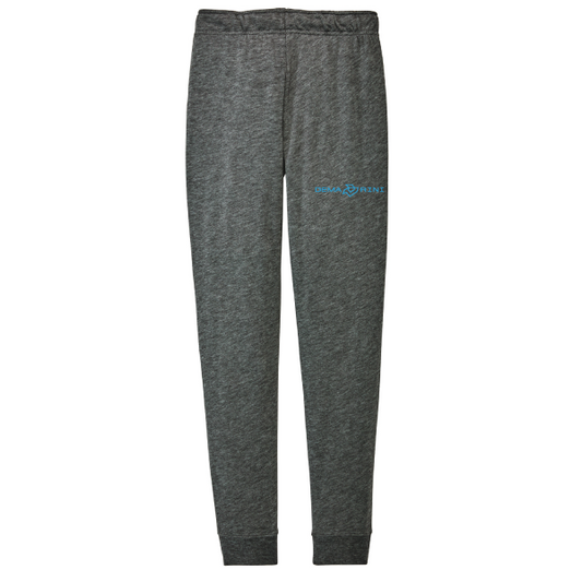 DeMarini Womens Tri-Blend Wicking Fleece Jogger-Dark Grey Heather