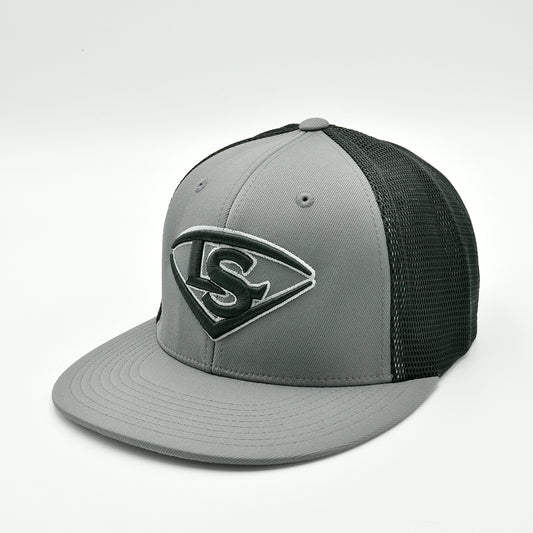 Louisville Slugger Graphite/Black Performance Flexfit Trucker