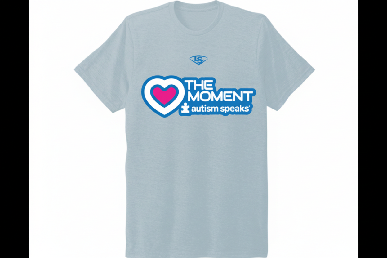 Louisville Slugger Light Blue Soft Tri-Blend T Shirt-LTM