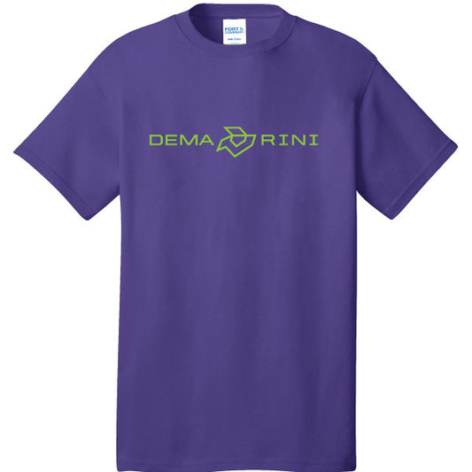 DeMarini Purple / Lime Green Soft T Shirt