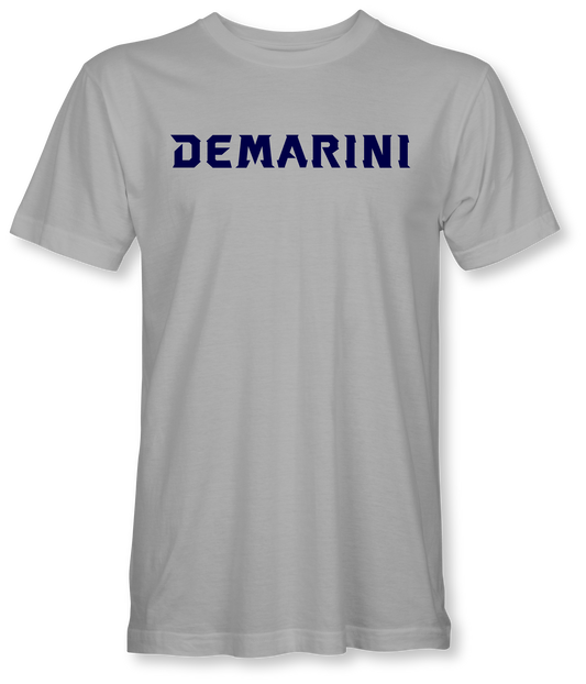 DeMarini Sunday Swagger Flex T Shirt - Silver/Navy Blue