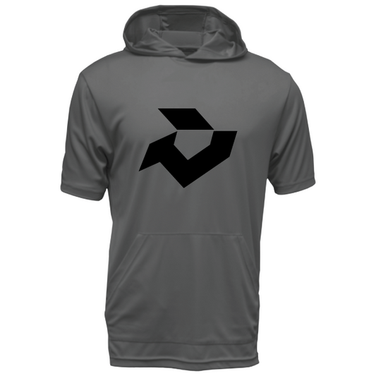 DeMarini Short Sleeve T-Shirt Hoodie - Charcoal