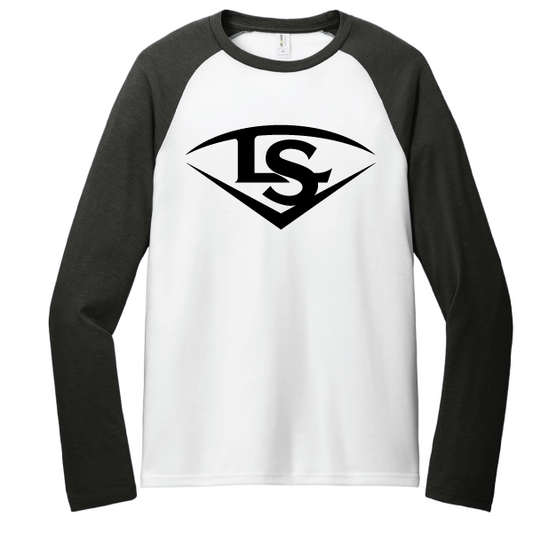 Louisville Slugger Tri-Blend Long Sleeve Colorblock Raglan