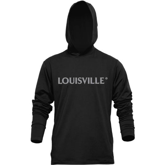 Louisville Slugger T Shirt Hoodie - Black / Grey