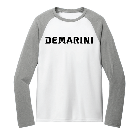 DeMarini Tri-Blend Long Sleeve Colorblock Raglan