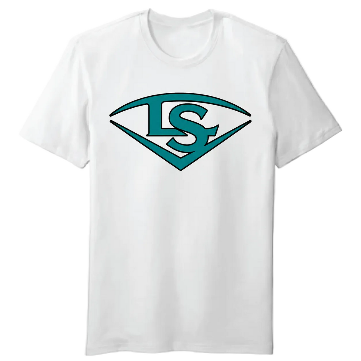 Louisville Slugger White Flex T Shirt - Teal/Black