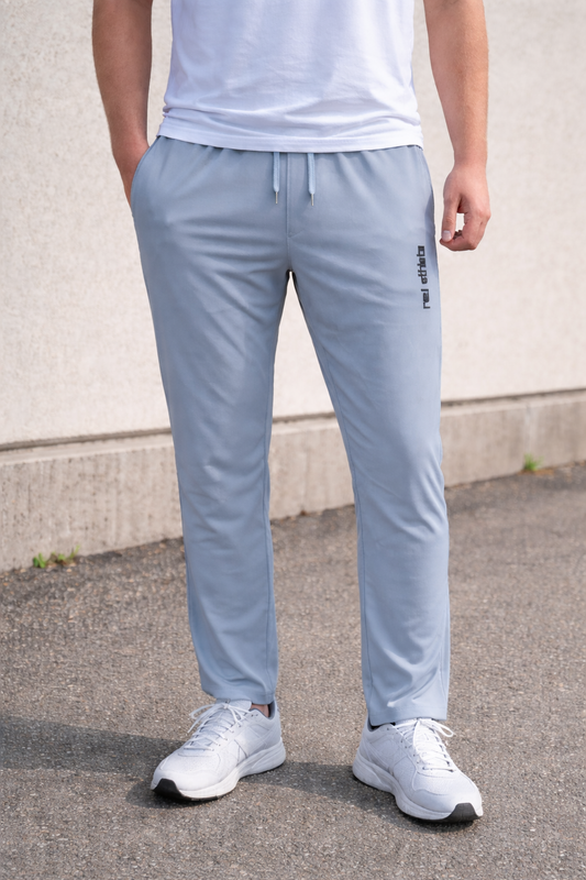 Red Athlete Performance Workout Pants - Platinum