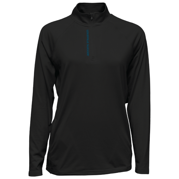 Louisville Slugger Women’s Soft Flex Quarter Zip-Black
