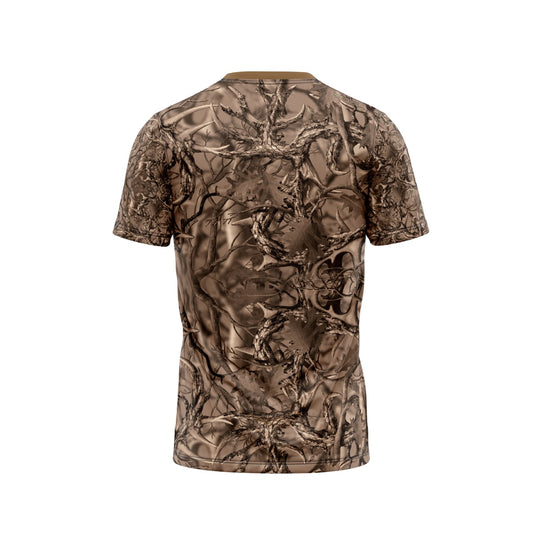 Red Athlete Camo Short Sleeve